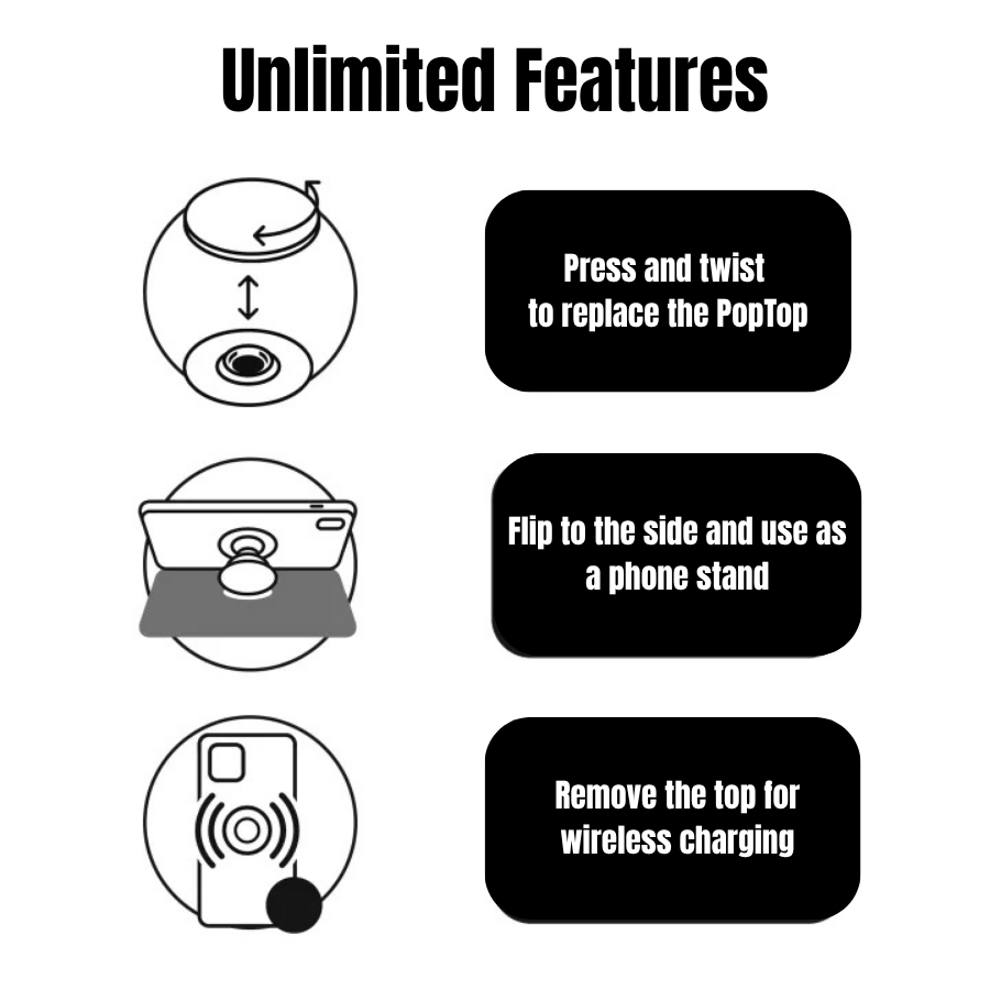 CAPY CHILL GRIP – Phone Grip & Stand