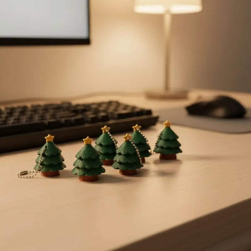 Christmas Tree Fidget Clicker – Satisfying Clicky Keychain with Relaxing ASMR Sound, Perfect Christmas Gift or Holiday Stocking Stuffer for Everyone