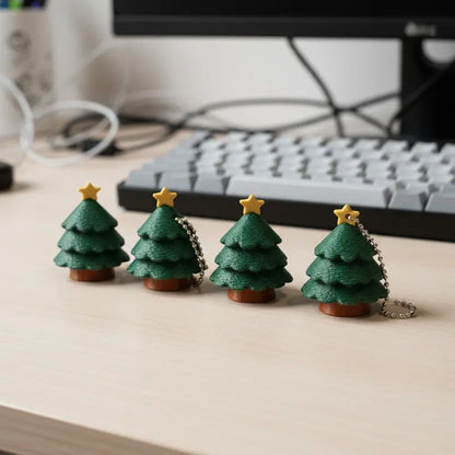 Christmas Tree Fidget Clicker – Satisfying Clicky Keychain with Relaxing ASMR Sound, Perfect Christmas Gift or Holiday Stocking Stuffer for Everyone