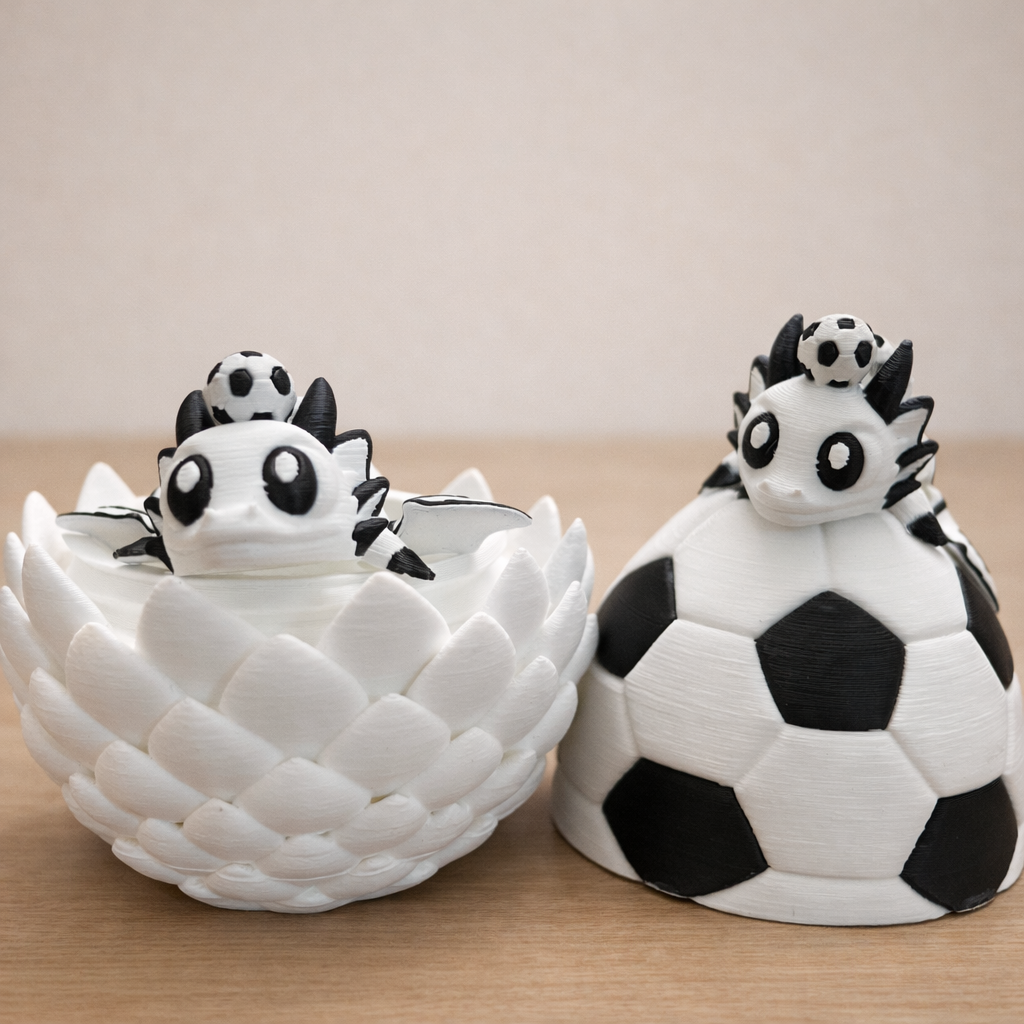 Cute Soccer Dragon Egg Toy – Satisfying Fidget Desk Toy – Stress Relief Gift