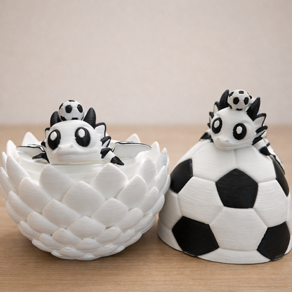 Cute Soccer Dragon Egg Toy – Satisfying Fidget Desk Toy – Stress Relief Gift