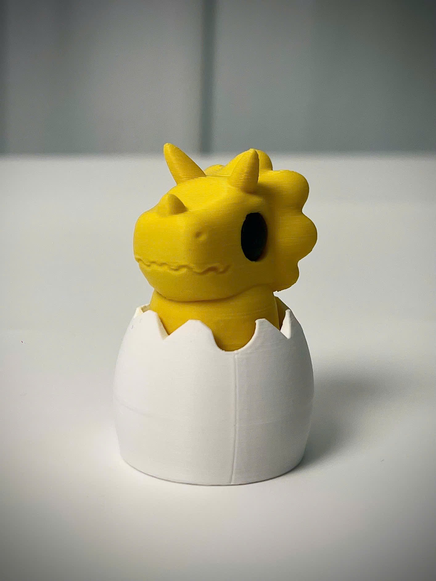 Clicky Dino Yellow – Cute Dino Clicky Toy – Satisfying Fidget Desk Toy