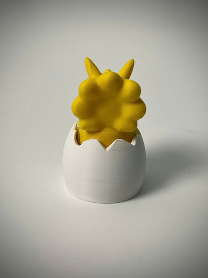 Clicky Dino Yellow – Cute Dino Clicky Toy – Satisfying Fidget Desk Toy