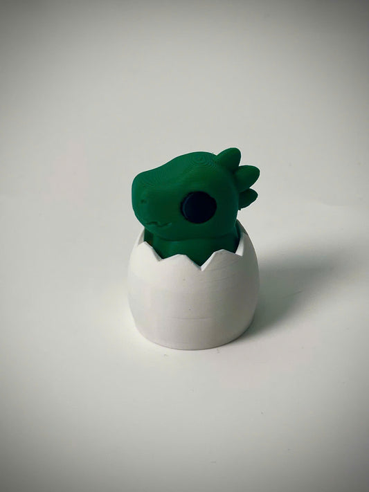 Clicky Dino Blue – Cute Dino Clicky Toy – Satisfying Fidget Desk Toy