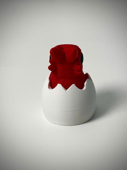 Clicky Dino Red – Cute Dino Clicky Toy – Satisfying Fidget Desk Toy
