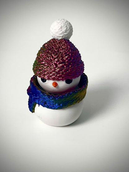 Clicky Snowman – Christmas Clicky Toy – Satisfying Fidget Desk Toy Gift