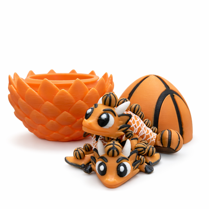 Cute Basketball Dragon Egg Toy – Satisfying Fidget Desk Toy – Stress Relief Gift