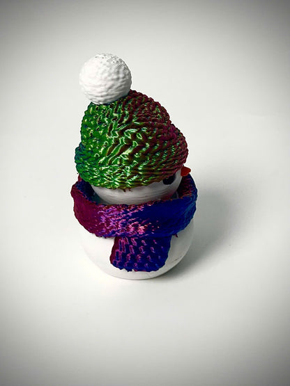 Clicky Snowman – Christmas Clicky Toy – Satisfying Fidget Desk Toy Gift