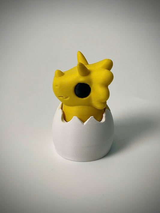 Clicky Dino Yellow – Cute Dino Clicky Toy – Satisfying Fidget Desk Toy